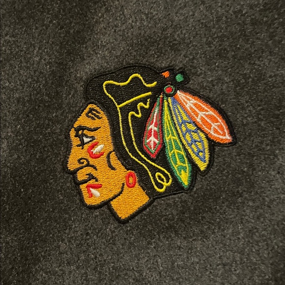 NHL Chicago Blackhawks Letterman Full-Snap Varsity Jacket - Picture 3 of 8